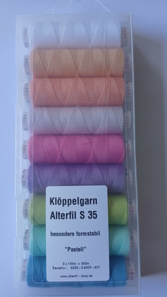 Alterfil S 35 9er Box KLÖPPELN Pastell