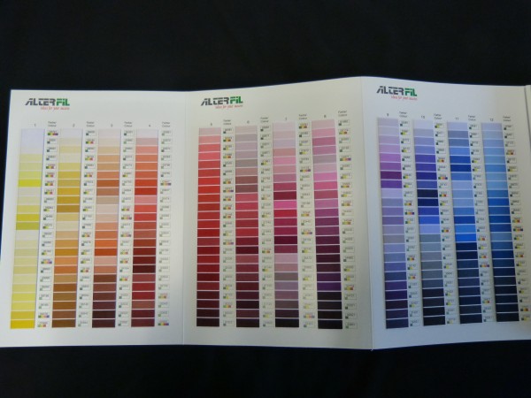 Farbenkarte Alterfil S - Universalfarbenkarte